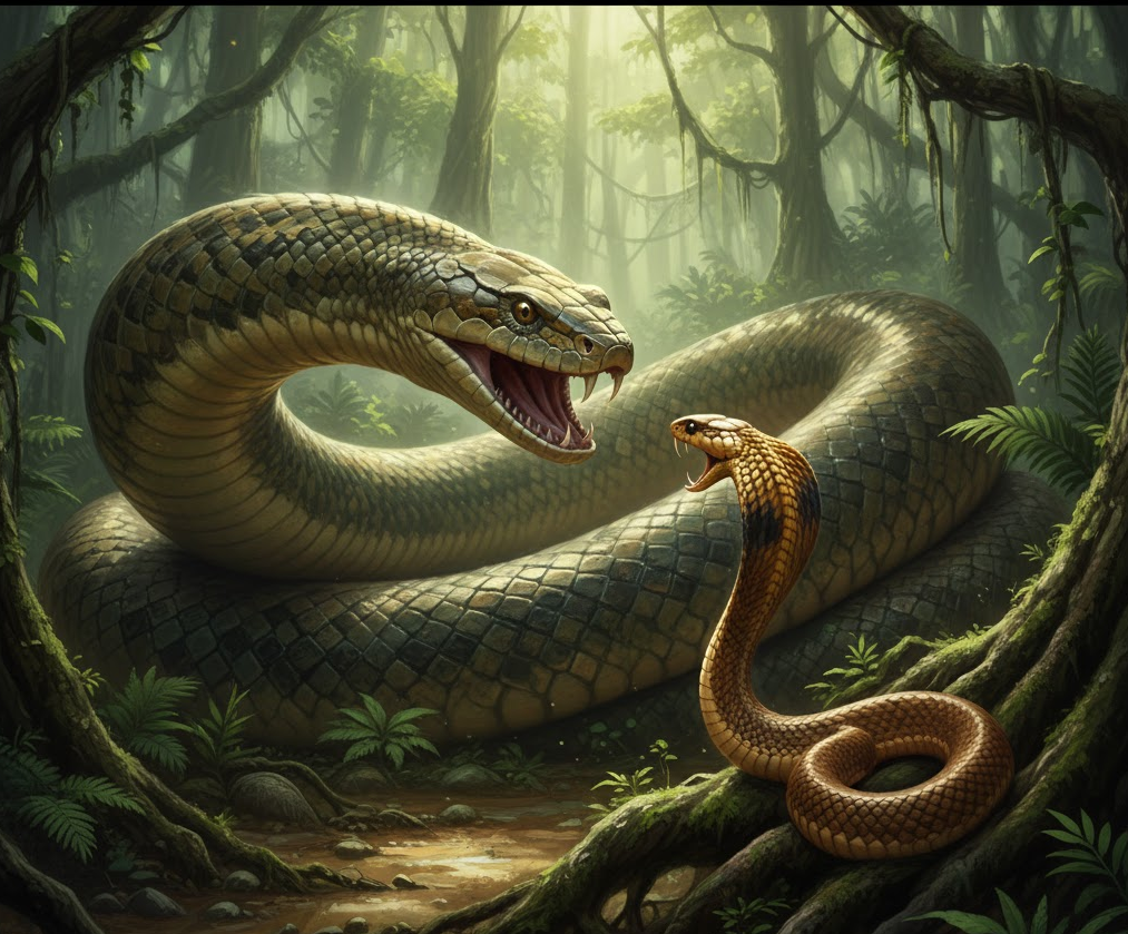 titanoboa vs cobra